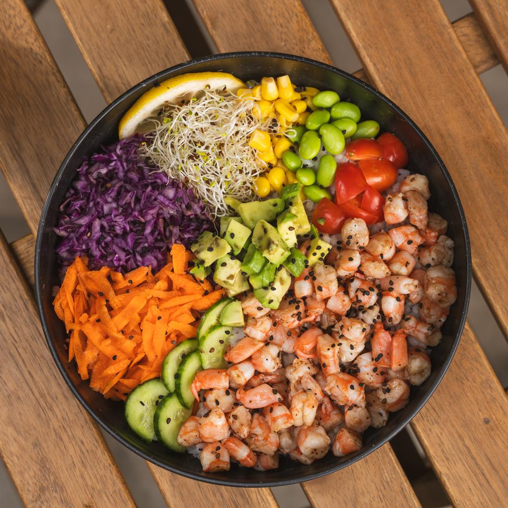 Poke Camarón Cocido