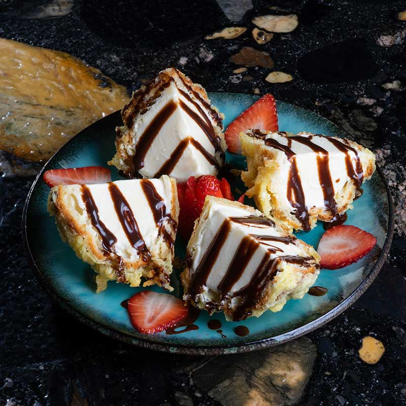 Helado Tempura