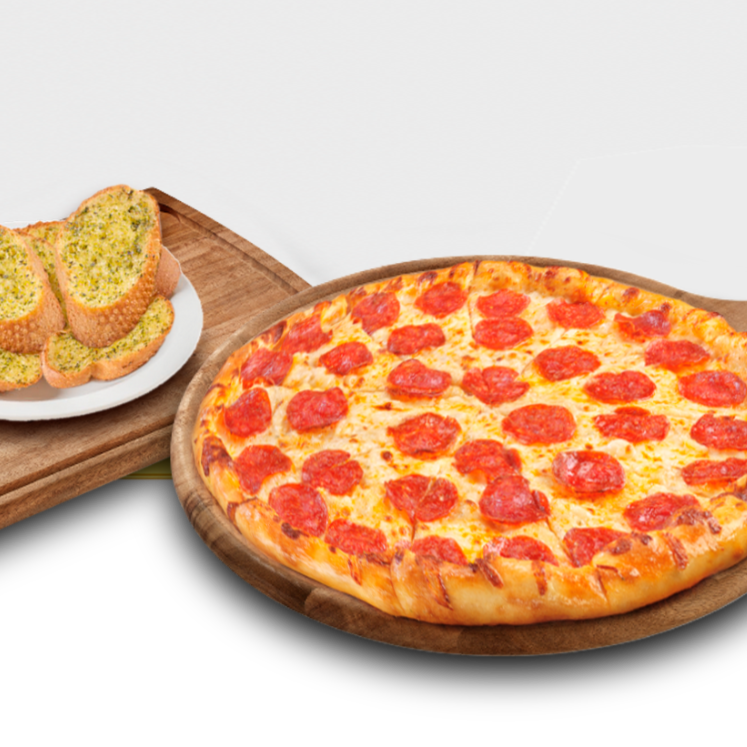 PEPPERONI FAMILIAR + PAN AJO