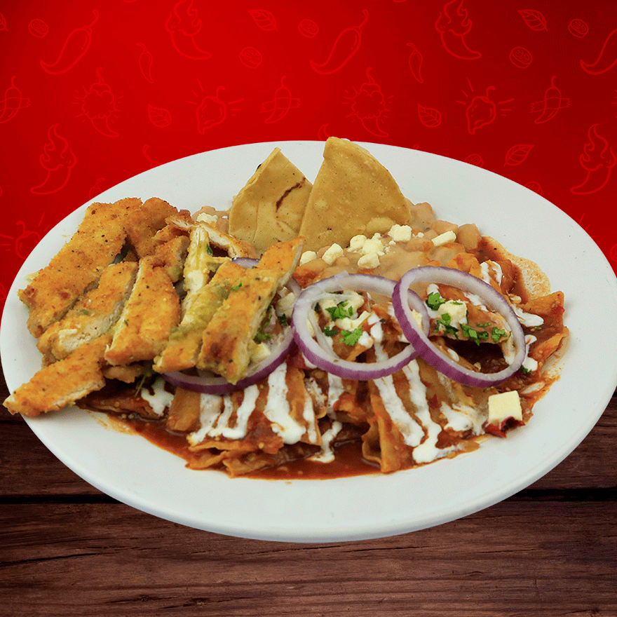 Chilaquiles con Milanesa C