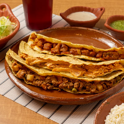 Quesadillas al comal