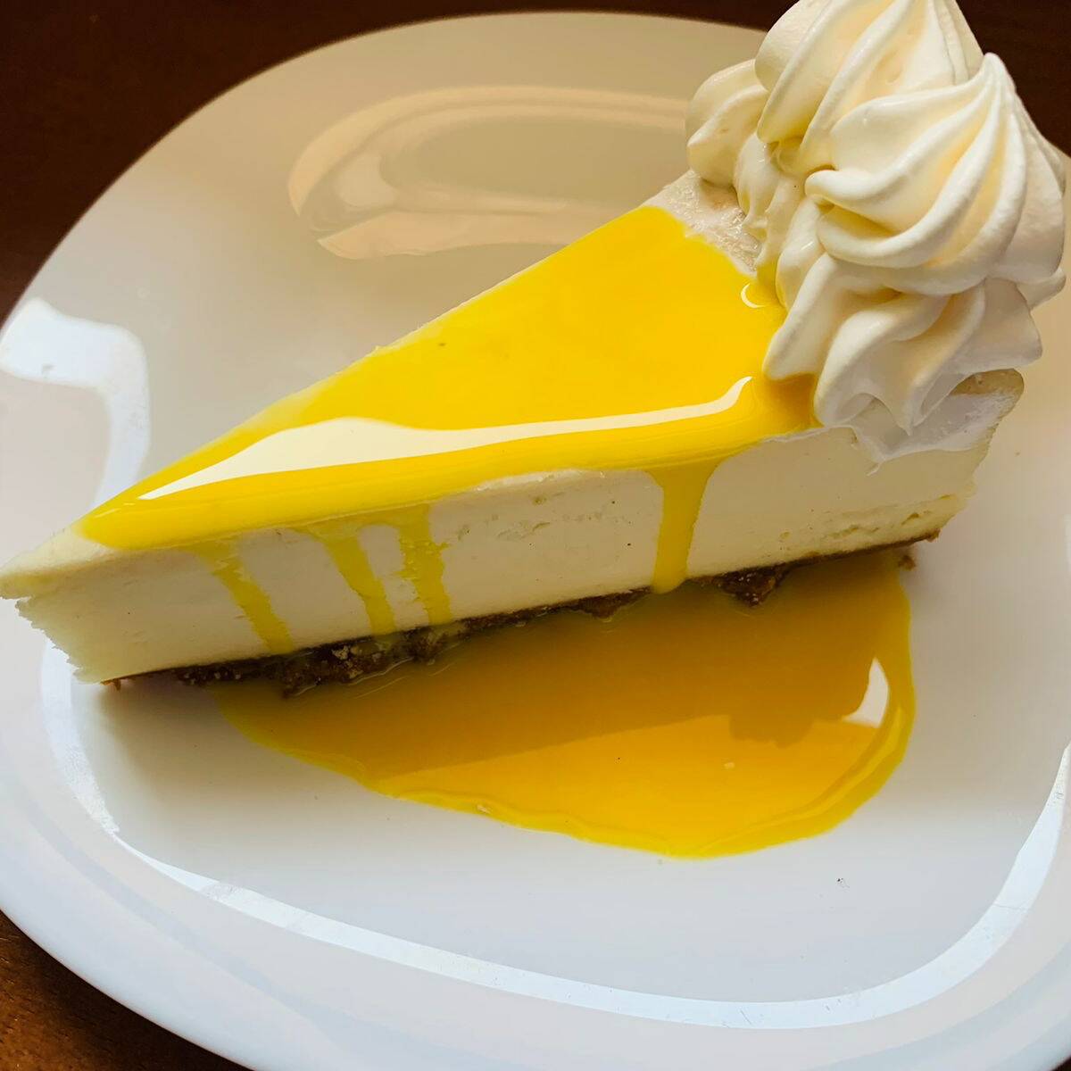 Cheesecake con toque de rompope