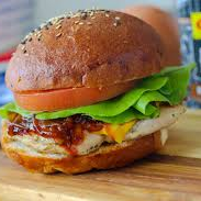 Hamburguesa De Pollo BBQ