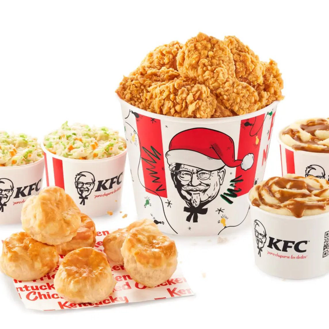 Bucket Navideño 24 Piezas