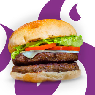 Duo Burguer Con Queso