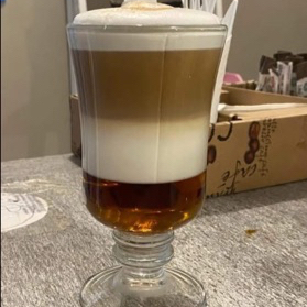 Capuccino con Licor de Café