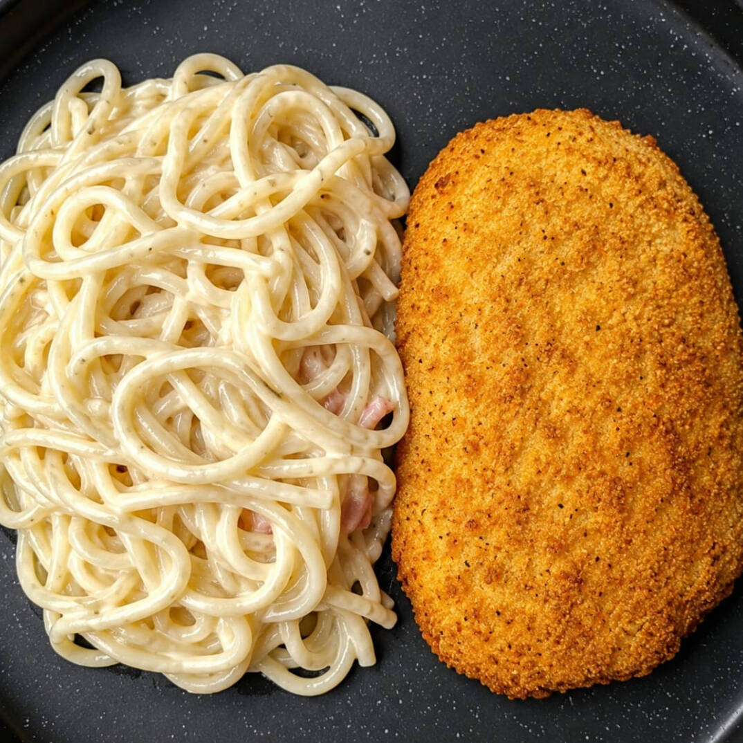 Pechuga Rellena con Spaguetti