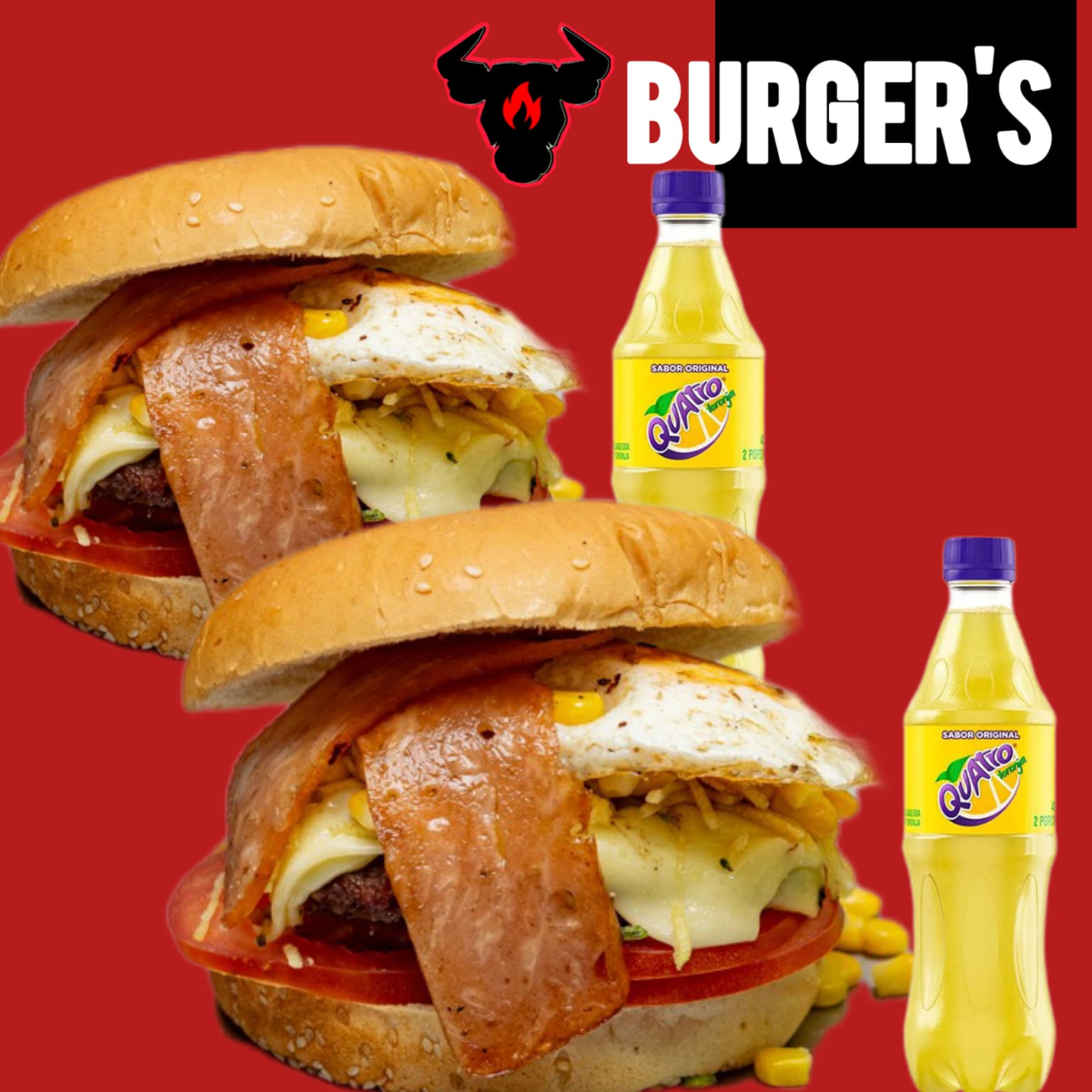 COMBO 2 BURGER´S HOUSE + GASEOSAS