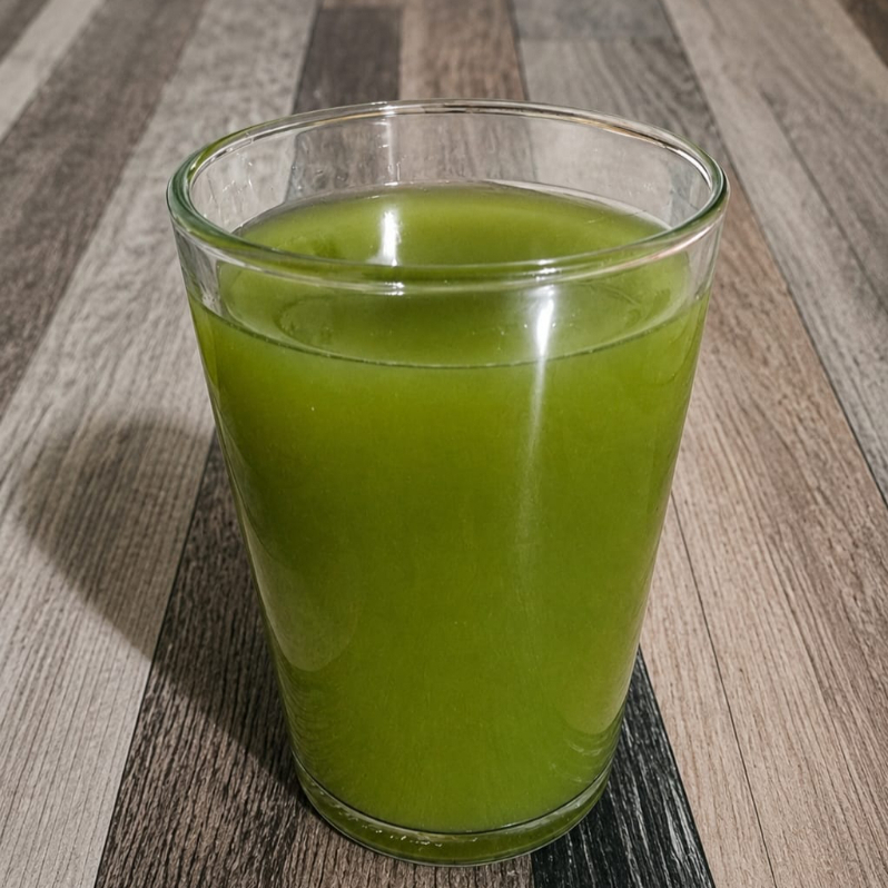 Bebida de jugo verde