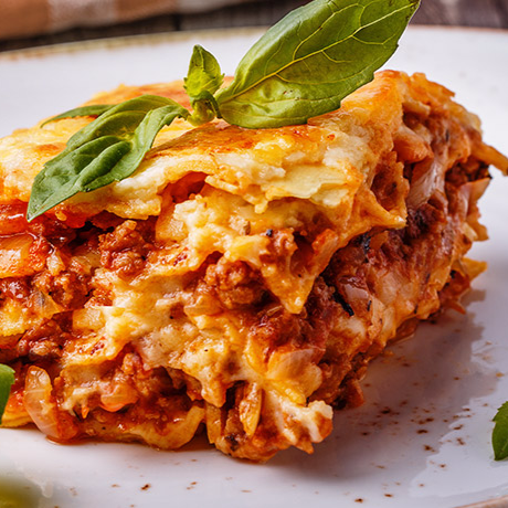 Lasaña a la Boloñesa de Carne