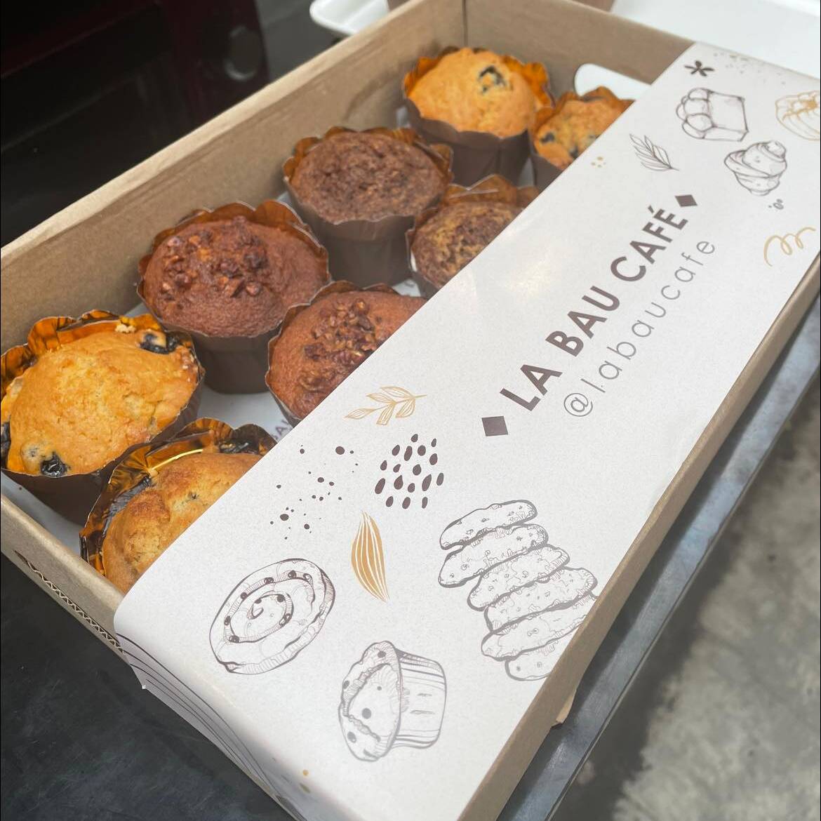 Muffin de Arándanos 1 ud