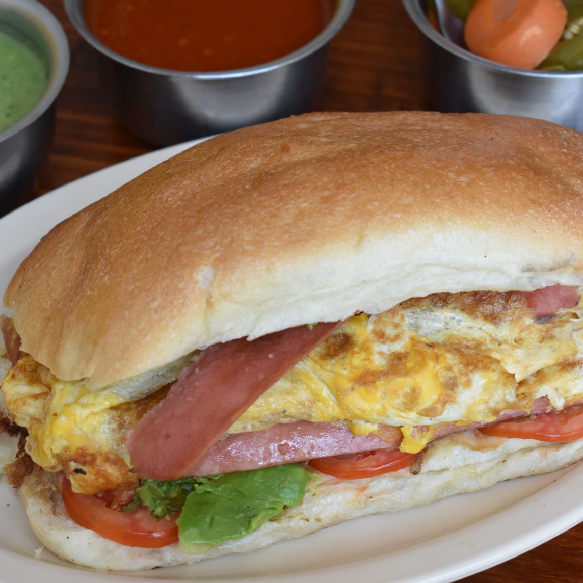 Torta de Huevo con salchicha