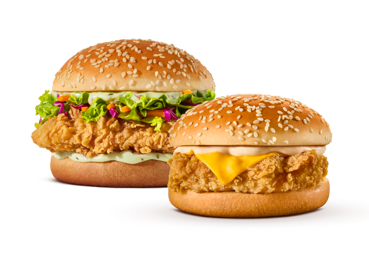 Sanduíche Double Crunch + Sanduíche Coronel Jr