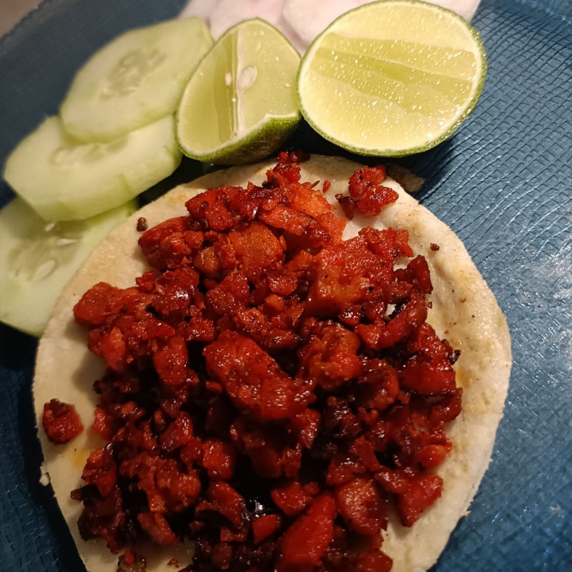 Tacos de longaniza humada
