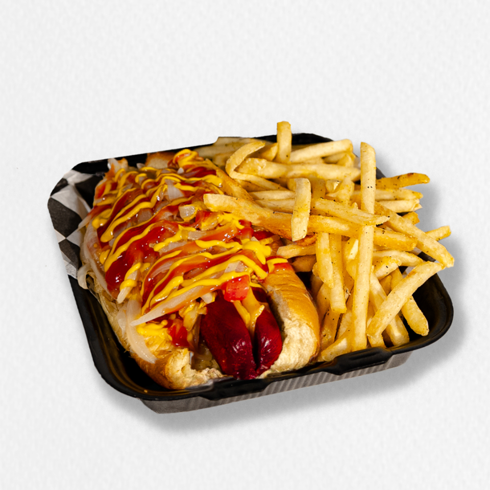 HOT DOG ESPECIAL CON PAPAS