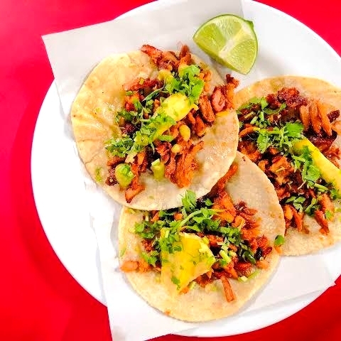 Taco Pastor Tortilla de Maíz
