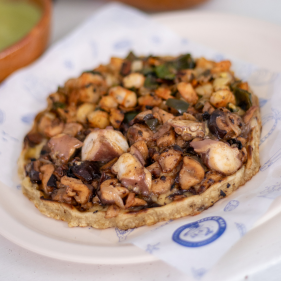 Mixta (camarón y pulpo) al grill