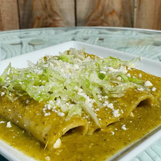 Enchiladas Verdes Sencillas