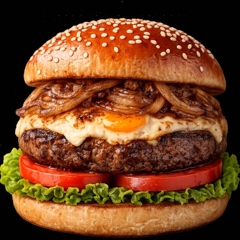 HAMBURGUESA SOLEADA