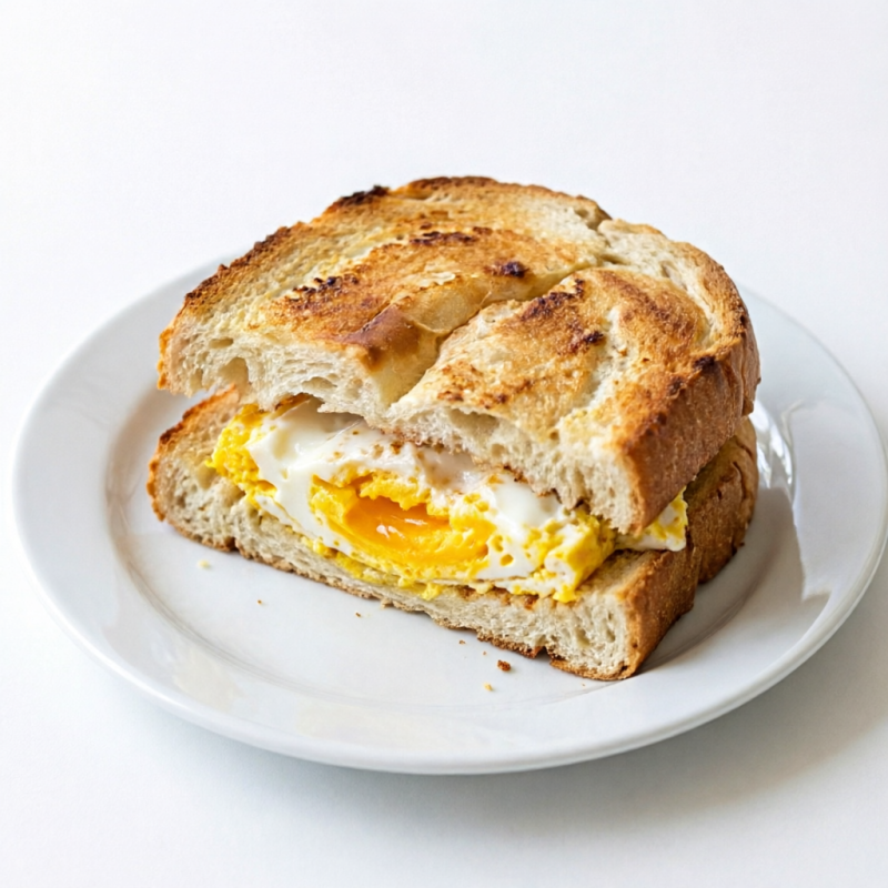 Pão Francês com ovo