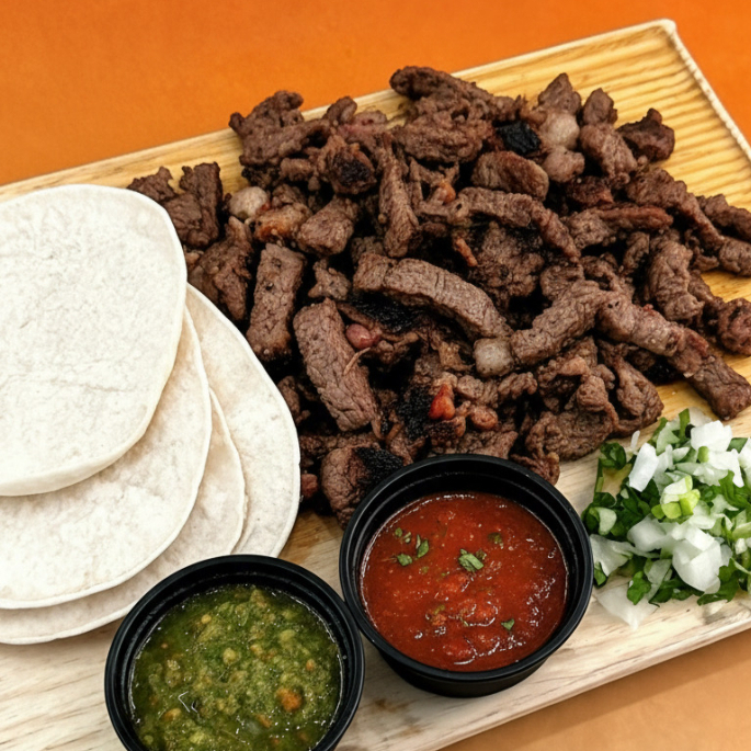 PARRILLADA CARNE ASADA PARA 1 PERSONA