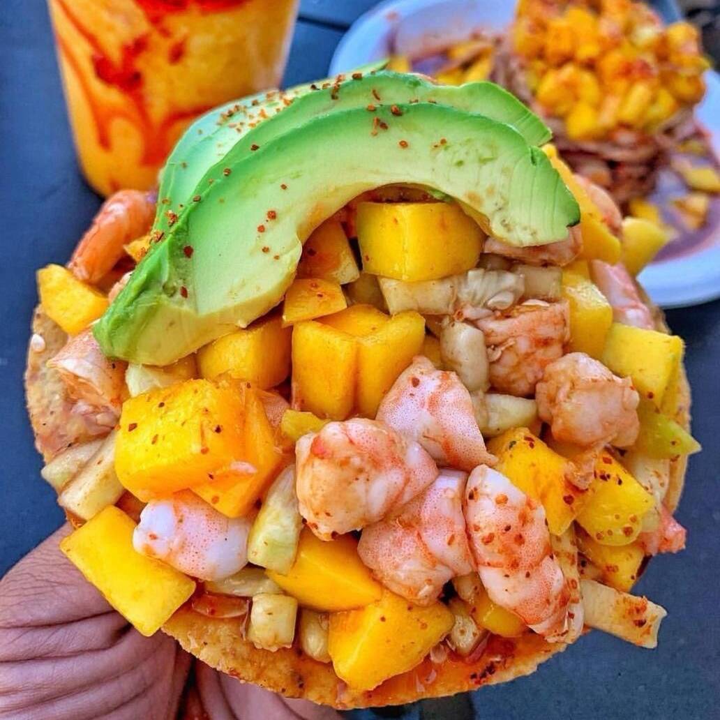 Tostada Aguachile De Mango