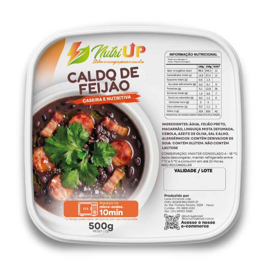 Caldo de feijão cremoso, bem temperado e feito com ingredientes de verdade. Aquele gostinho de casa em 6 minutos. 🫘