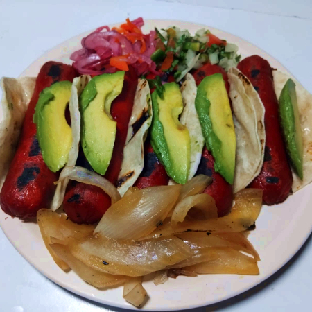5 Salchitacos en Harina