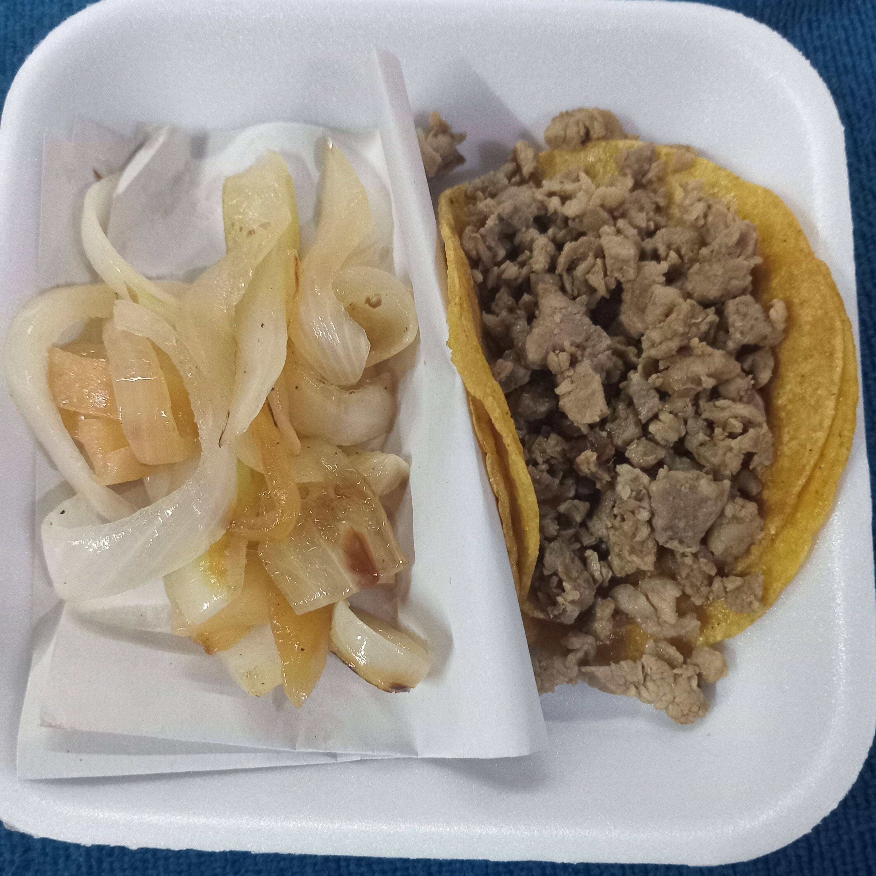 1 TACO DE BISTEC INDIVIDUAL