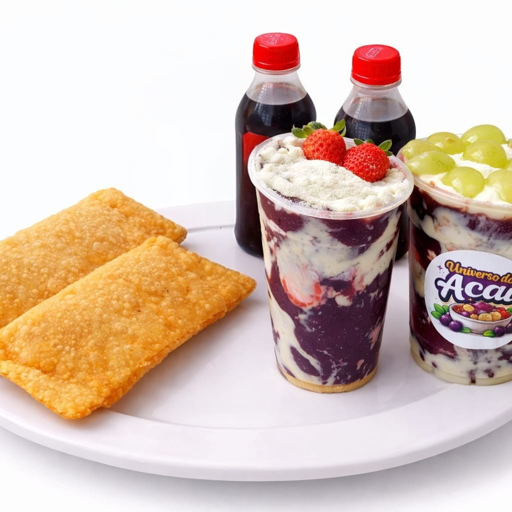 O combo perfeito para duas pessoas compartilhar.