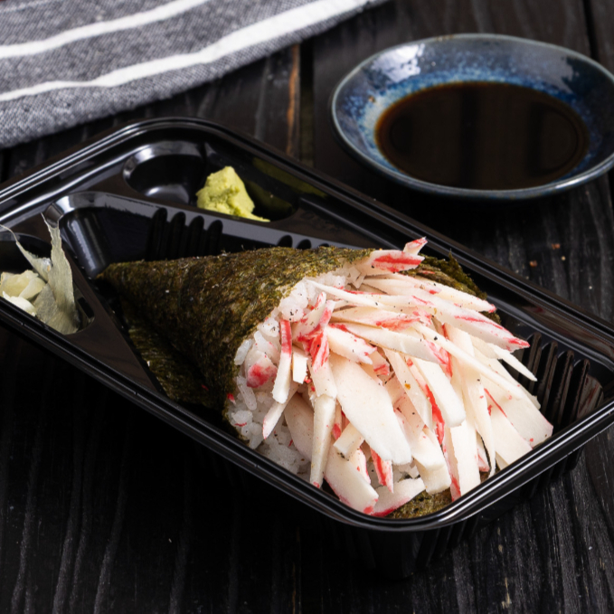 Temaki Kani, completo com Cream Cheese e Cebolinha -150 Gramas-