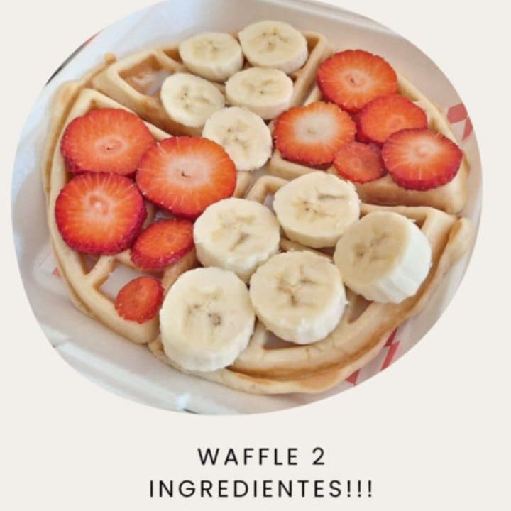Waffle de 2 ingredientes