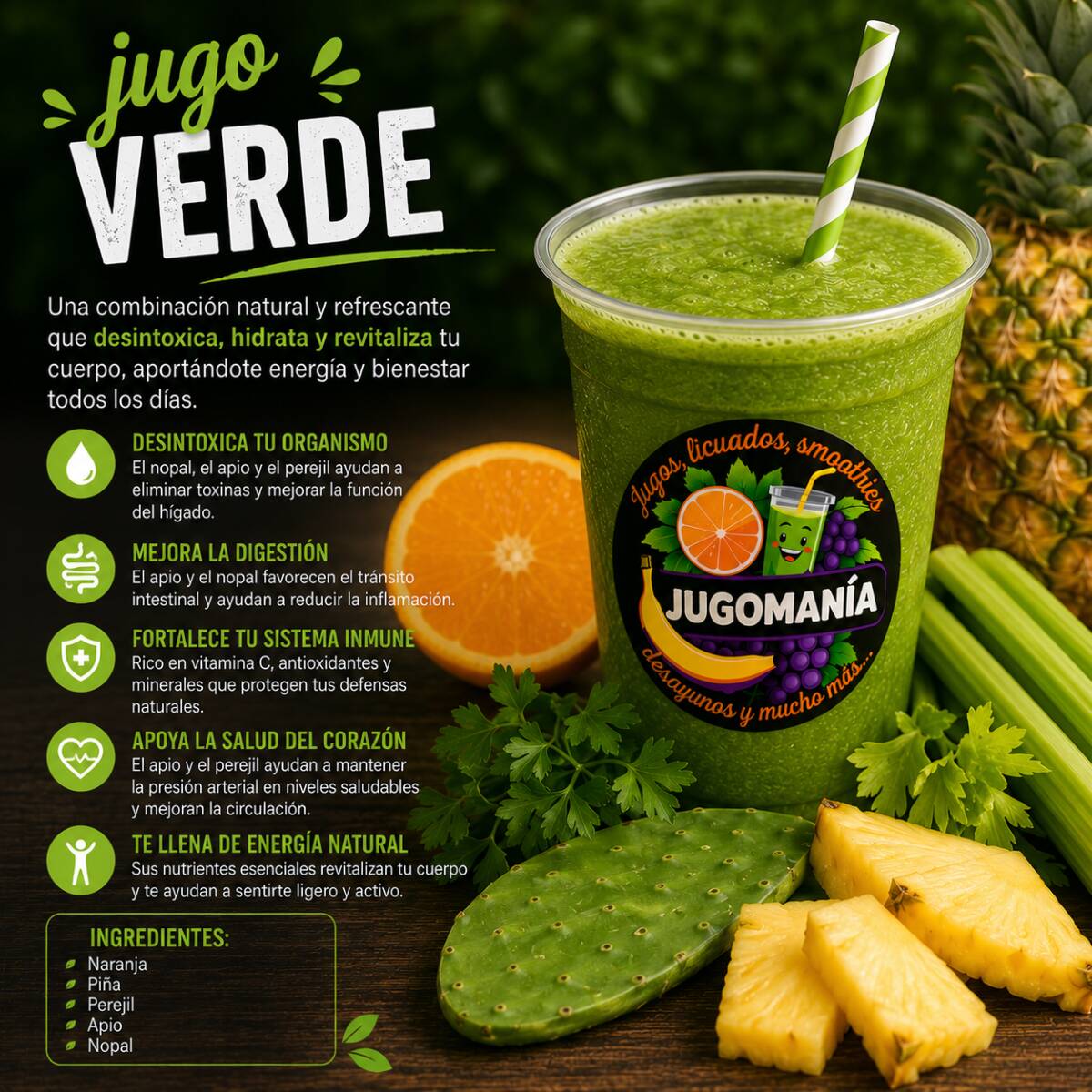 Jugo Verde 500 Ml