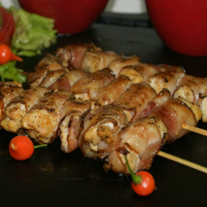 Espeto de Medalhão de frango