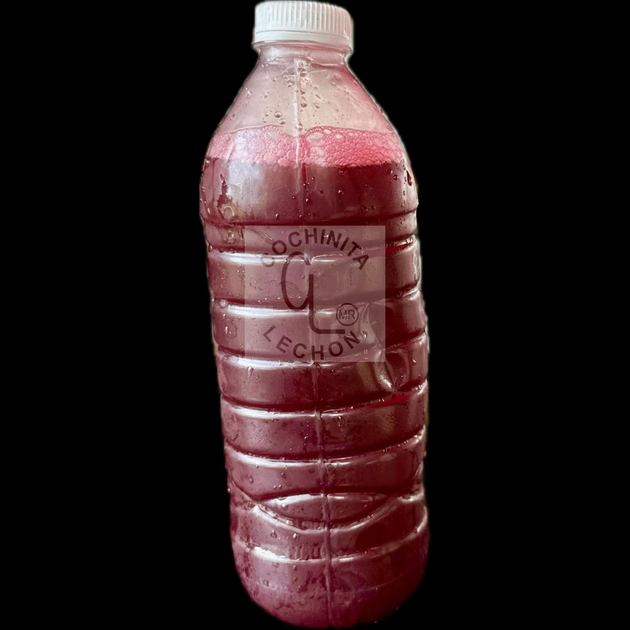 AGUA DE JAMAICA CON GUAYABA