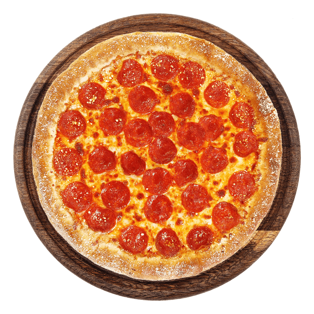 Pepperoni Cheddar borde relleno