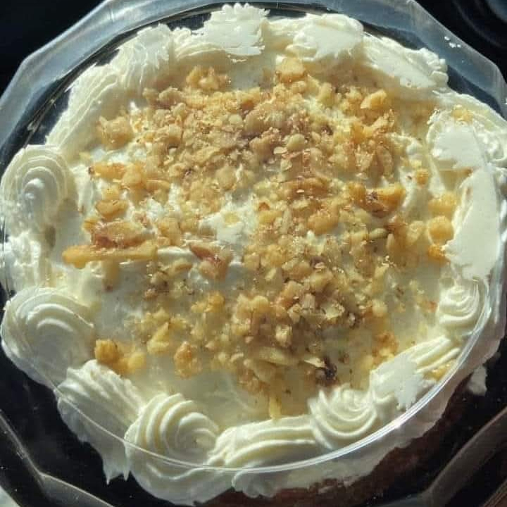 Pastel Manzana con Queso y Nuez