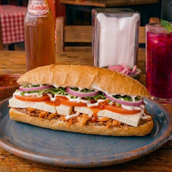 Lonche de Pierna con Panela