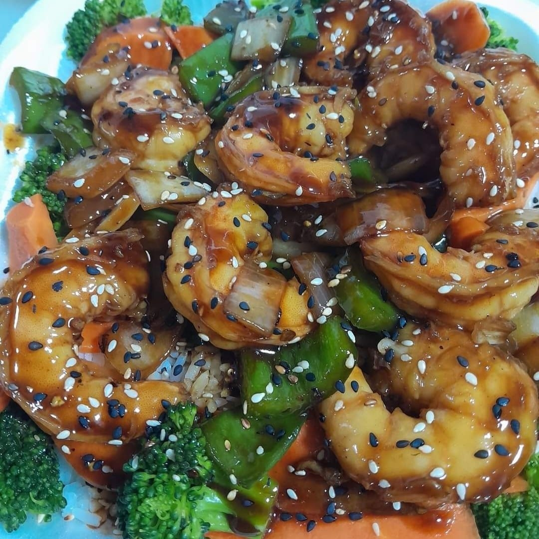 Teriyaki de Camarón Grande