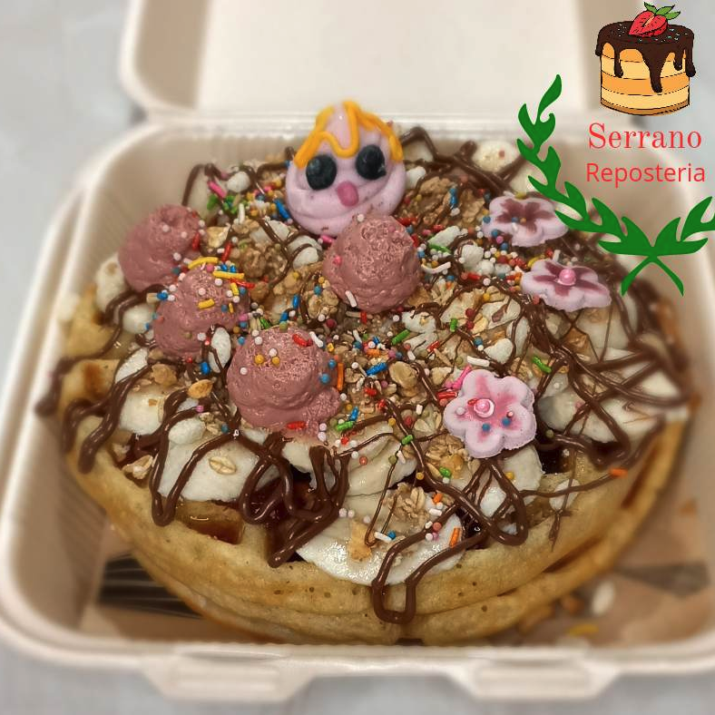 Waffles con Frutos