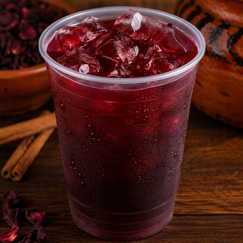 AGUA DE JAMAICA NATURAL, 500ML.