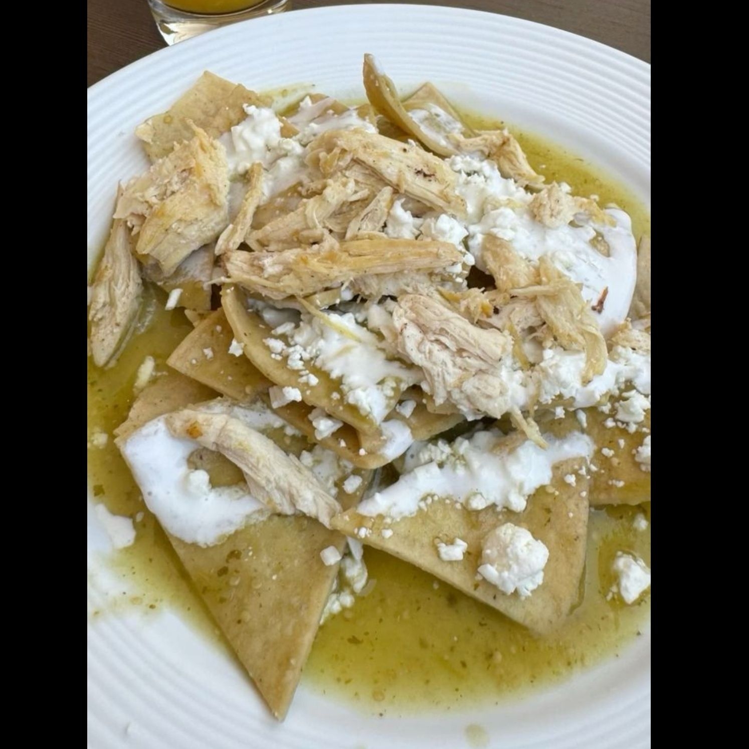 Chilaquiles con Pollo
