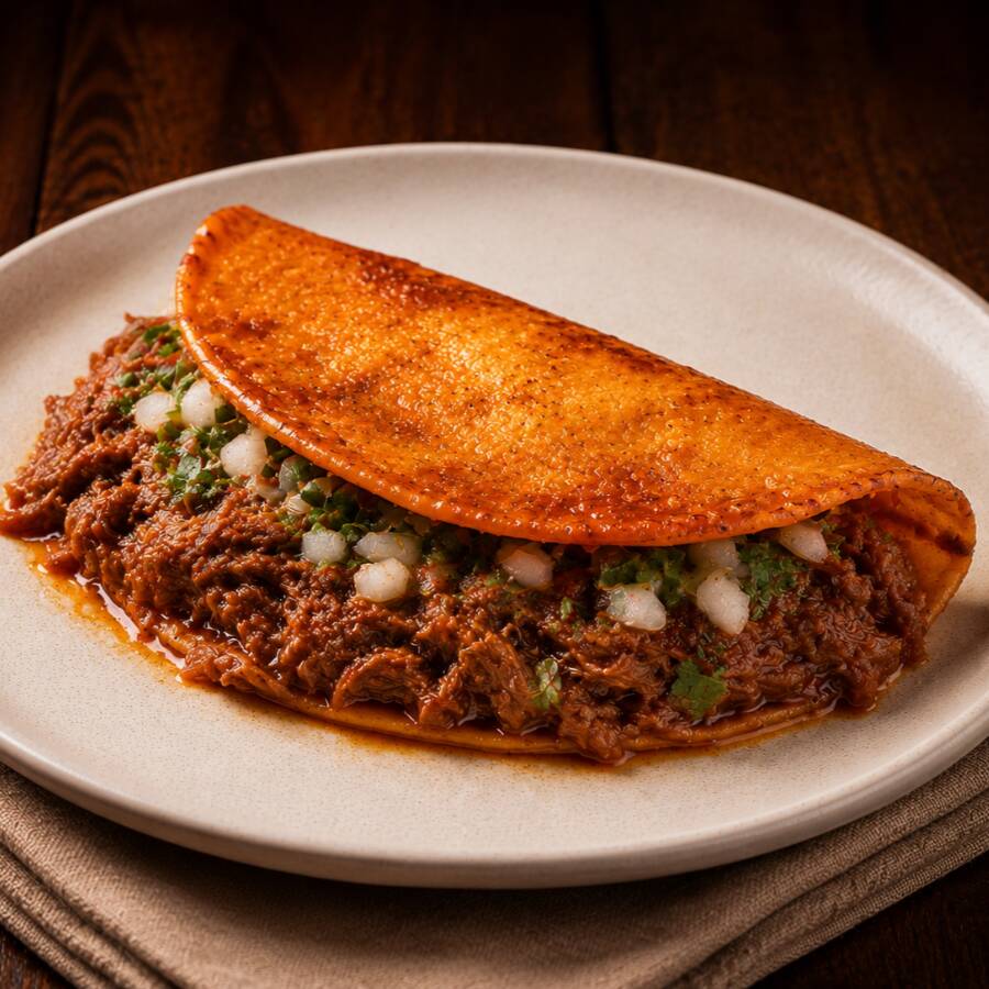 🌮🔥 TACO DE BIRRIA BLANDITO