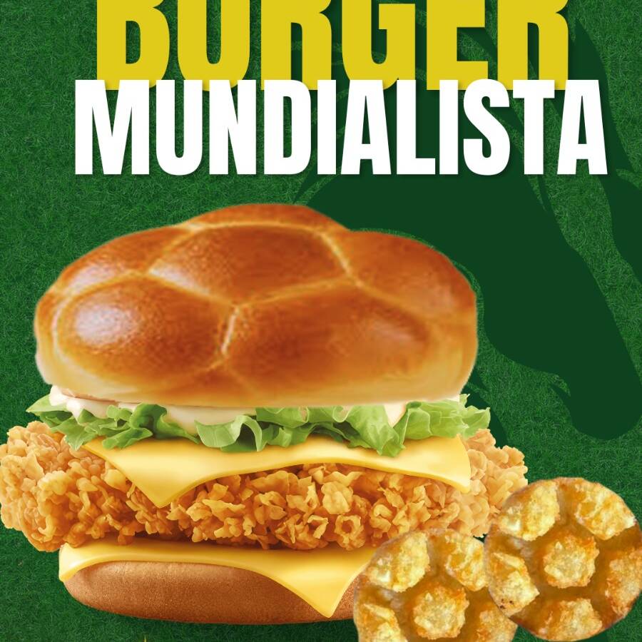 BURGER MUNDIALISTA CON REFRESCO