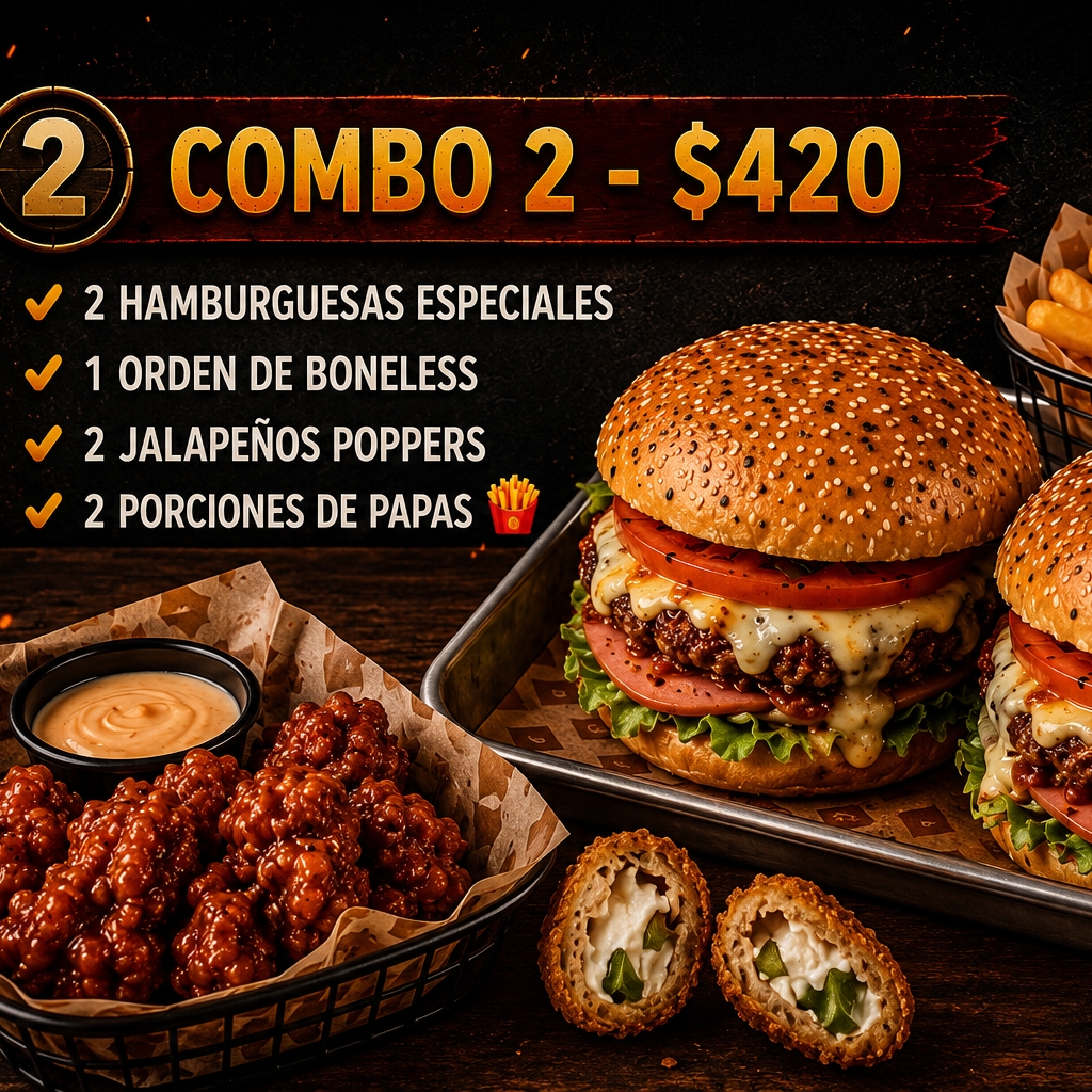 🐂 COMBO RANCH 2 CON BONNELS 🍗