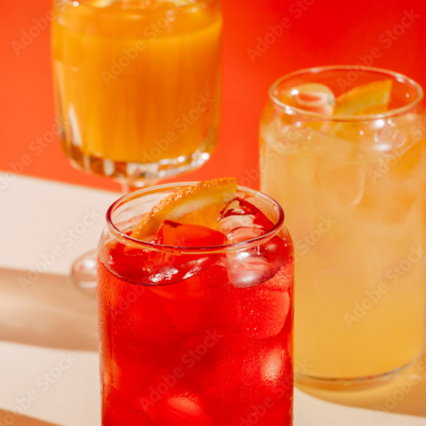 Limonada, Mangada, Fresada, Naranjada Mineral