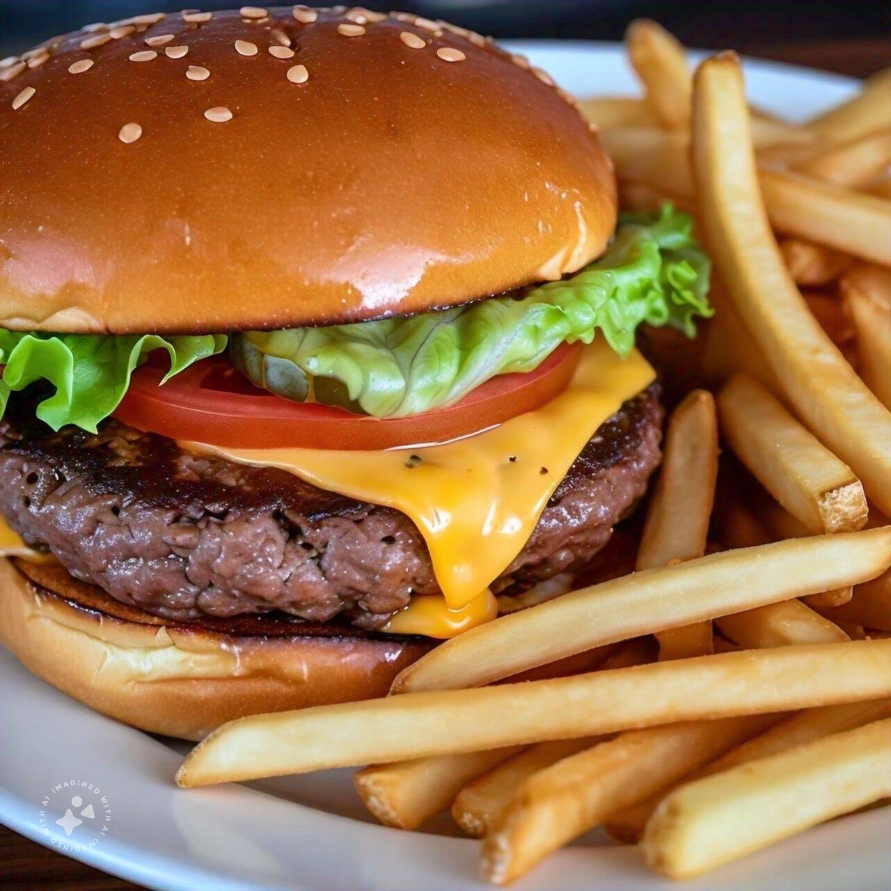 HAMBURGUESA MAS PAPAS FRITAS