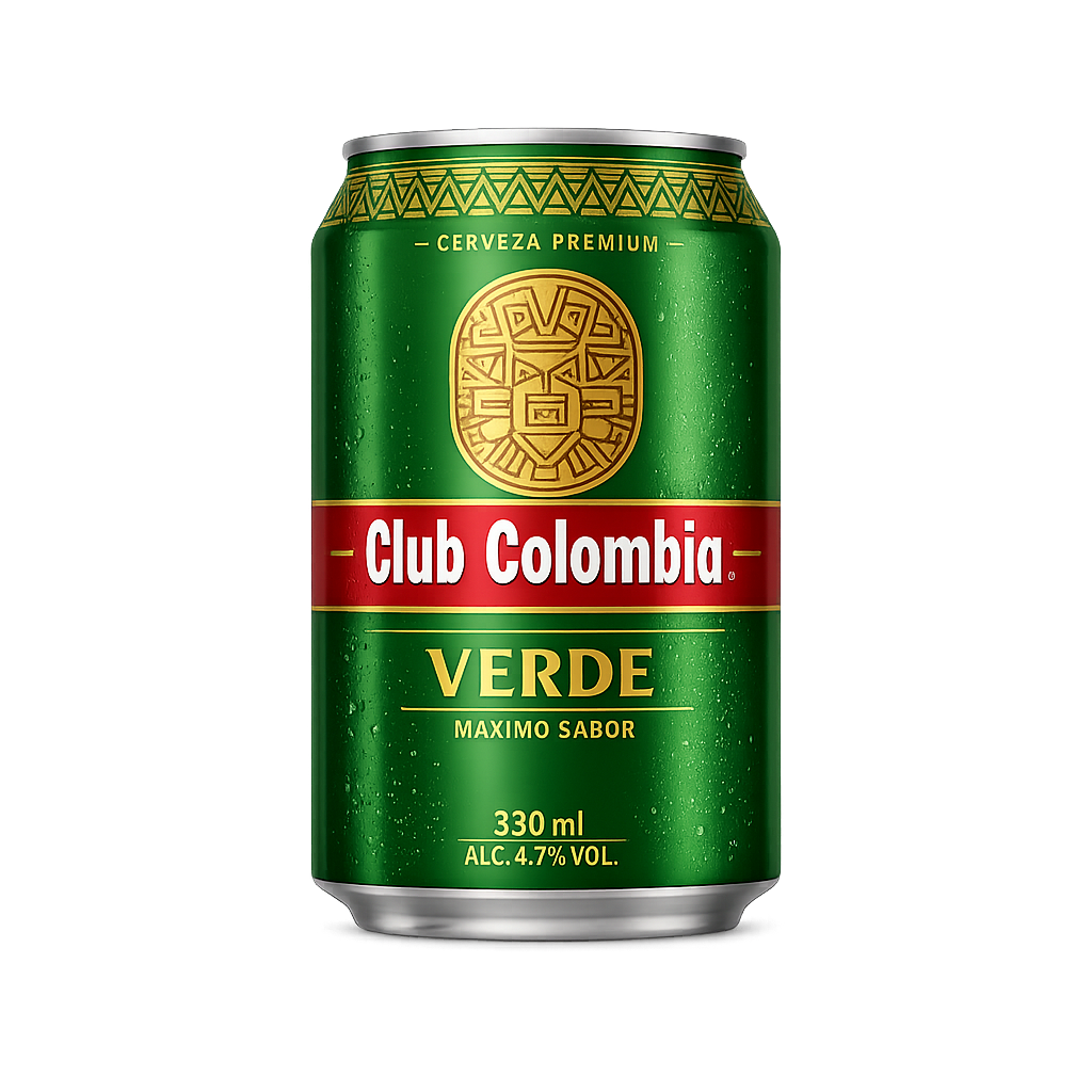 club colombia verde lata (330 ml)