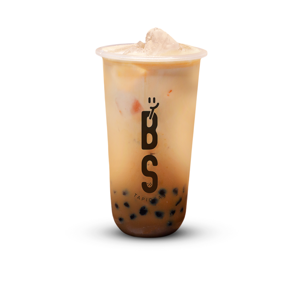 B3. Tea Chai Black Boba Large