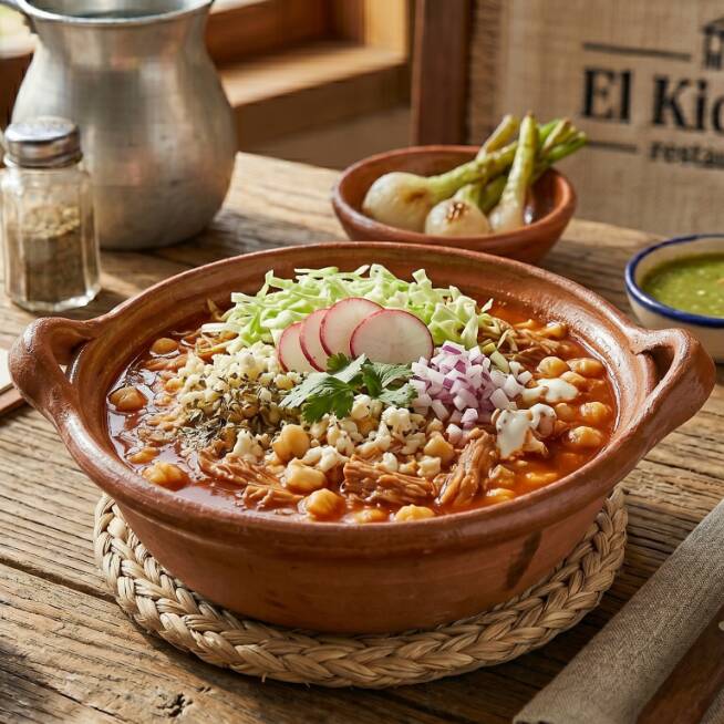 Caldo con Pollo